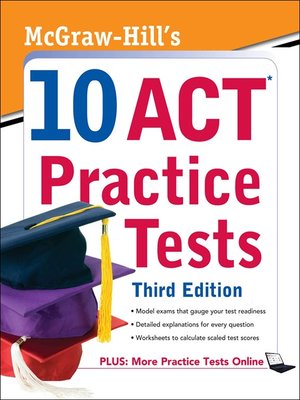 cover image of McGraw-Hill's 10 ACT Practice Tests